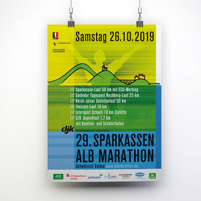 albmarathon schwäbisch gmünd | plakat