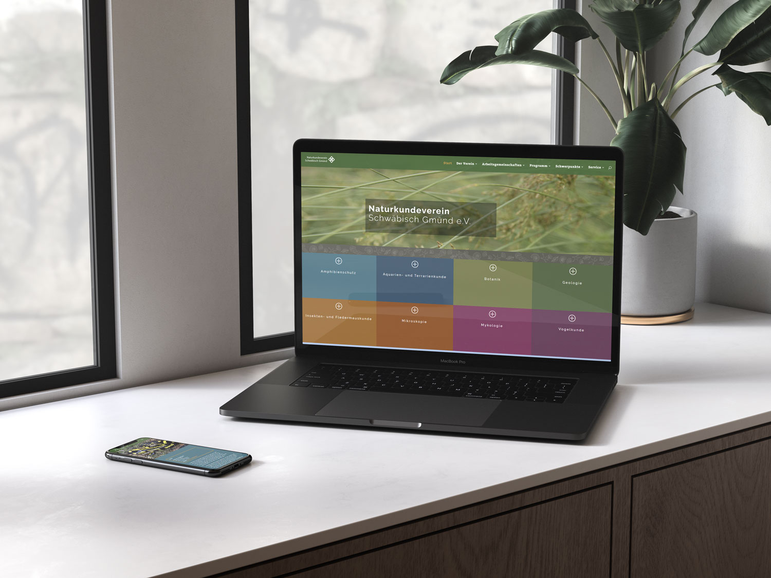 zoodesign homepage für den naturkundeverein schwäbisch gmünd