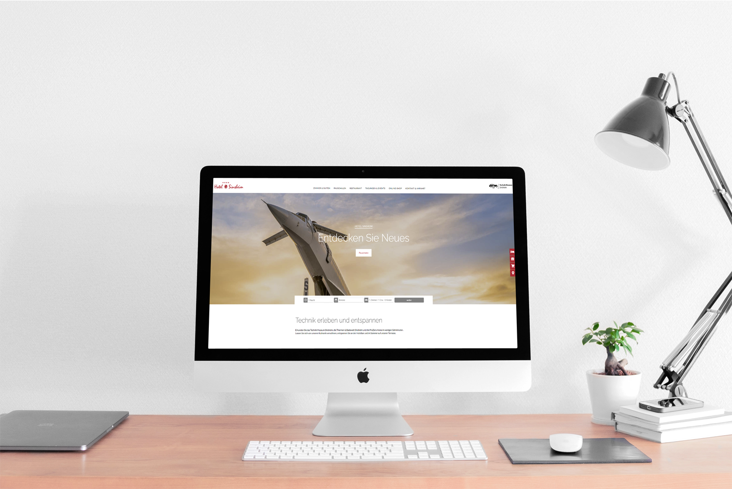 webdesign für das hotel sinsheim